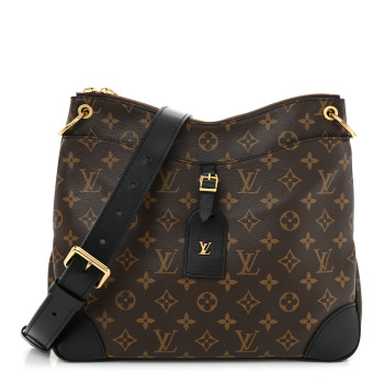 LOUIS VUITTON Monogram Odeon MM Black