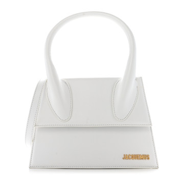 JACQUEMUS Smooth Calfskin Le Grand Chiquito White