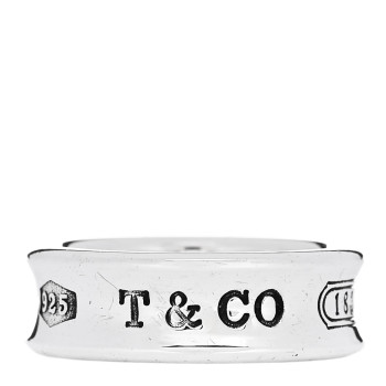 TIFFANY Sterling Silver 1837 Band Ring 54 7