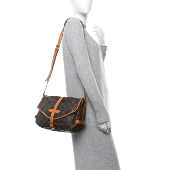 LOUIS VUITTON Monogram Saumur 30