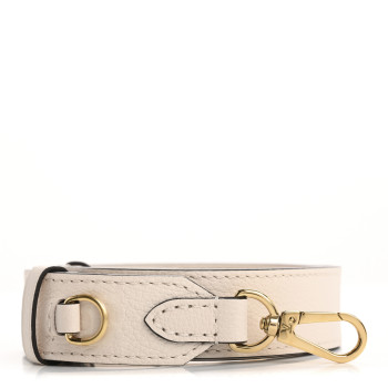 LOUIS VUITTON Calfskin Lockme Tender Adjustable Shoulder Strap Greige