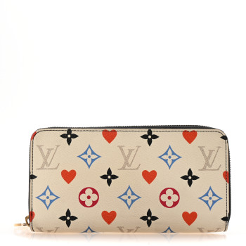 LOUIS VUITTON Game On Zippy Wallet White