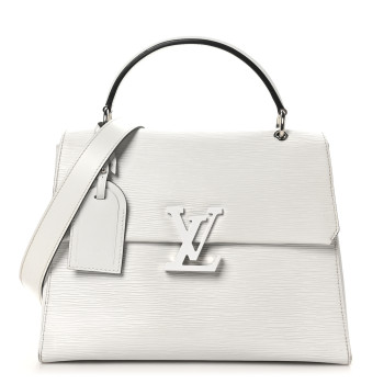 LOUIS VUITTON Epi Grenelle PM White
