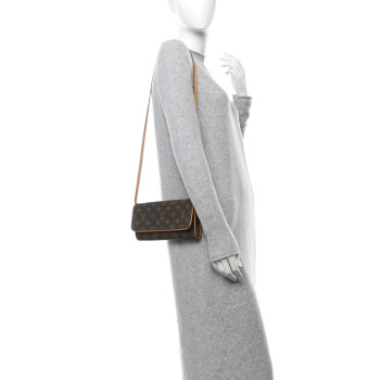 LOUIS VUITTON Monogram Pochette Twin GM