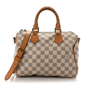 LOUIS VUITTON Damier Azur Speedy Bandouliere 25