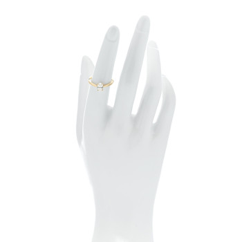 PARKER & WEST 18K Yellow Gold Diamond .51ct Oval Cut Solitaire Engagement Ring  52 6
