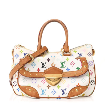 LOUIS VUITTON Monogram Multicolor Rita White