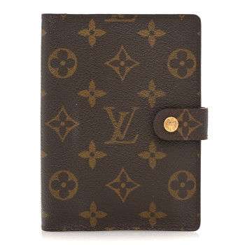 LOUIS VUITTON Monogram Small Ring Agenda Cover