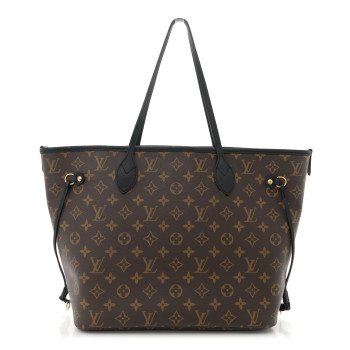 LOUIS VUITTON Monogram Calfskin Neo Neverfull Inside Out MM Black