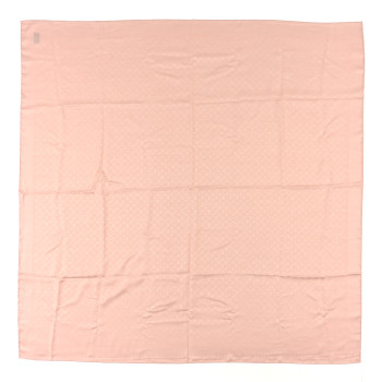 LOUIS VUITTON Silk Monogram Evermore Shawl Rose Poudre