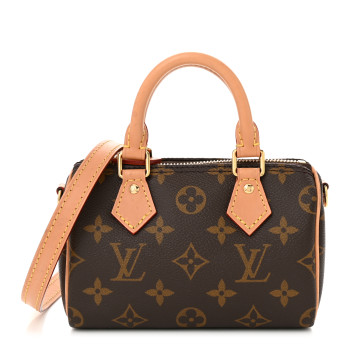 LOUIS VUITTON Monogram Nano Speedy Bandouliere