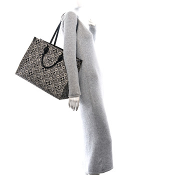 LOUIS VUITTON Jacquard Since 1854 Onthego GM Grey
