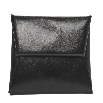 HERMES Box Bastia Coin Purse Black