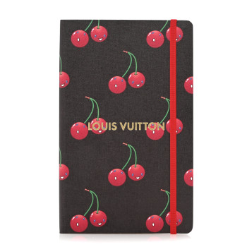 LOUIS VUITTON LV X TM Monogram Cerises Jane Notebook MM