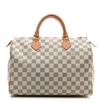 LOUIS VUITTON Damier Azur Speedy 30