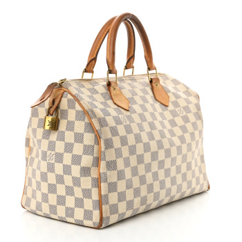 LOUIS VUITTON Damier Azur Speedy 30