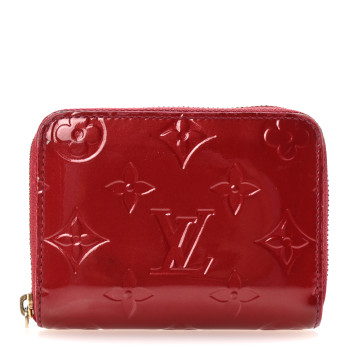 LOUIS VUITTON Vernis Zippy Coin Purse Pomme D'Amour