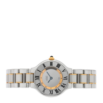 CARTIER Stainless Steel 18K Yellow Gold 28mm Must de 21 Quartz Watch