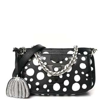LOUIS VUITTON LV X YK Empreinte Multi Pochette Accessories Black White