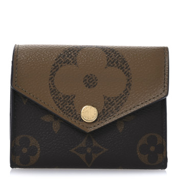 LOUIS VUITTON Reverse Monogram Giant Zoe Wallet