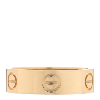 CARTIER 18K Yellow Gold 5.5mm LOVE Ring 55 7.25