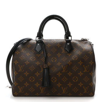 LOUIS VUITTON Monogram Speedy Soft 30 Dark