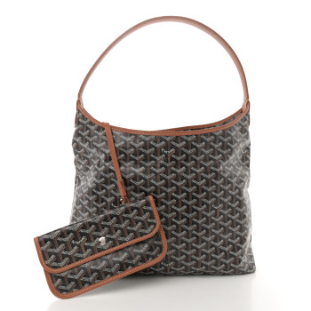 GOYARD Goyardine Boheme Hobo Black Gold