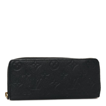 LOUIS VUITTON Empreinte Clemence Wallet Black