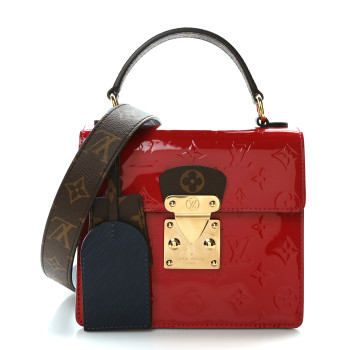 LOUIS VUITTON Vernis Epi Monogram Spring Street Scarlet