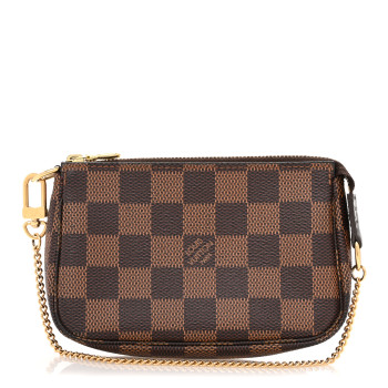 LOUIS VUITTON Damier Ebene Mini Pochette Accessories