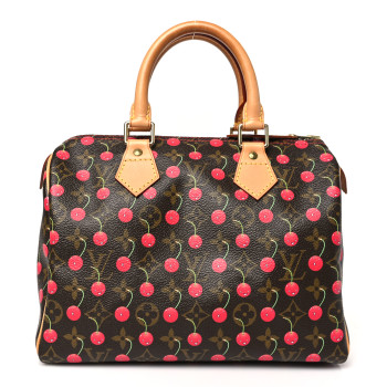 LOUIS VUITTON Monogram Cerises Speedy 25
