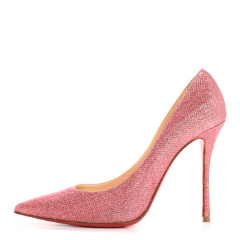 CHRISTIAN LOUBOUTIN Glitter Tisse So Kate 120 Pumps 39 Poudre