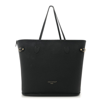 LOUIS VUITTON Monogram Calfskin Neo Neverfull Inside Out MM Black