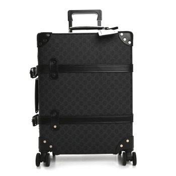 GUCCI GG Supreme Monogram Globe-Trotter Carry-On Black