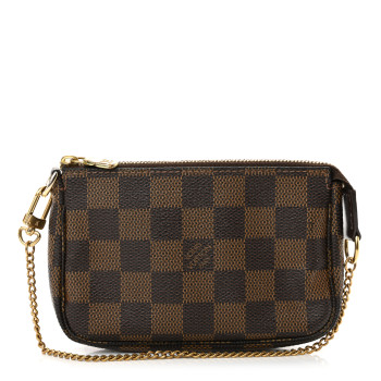 LOUIS VUITTON Damier Ebene Mini Pochette Accessories