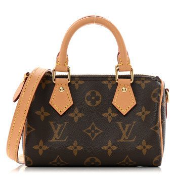 LOUIS VUITTON Monogram Nano Speedy Bandouliere