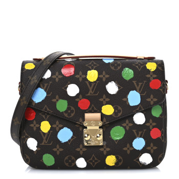 LOUIS VUITTON LV x YK Monogram Painted Dots Pochette Métis