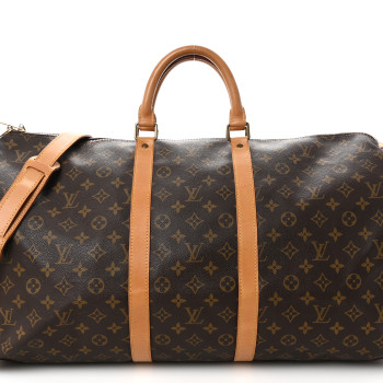LOUIS VUITTON Monogram Keepall Bandouliere 55