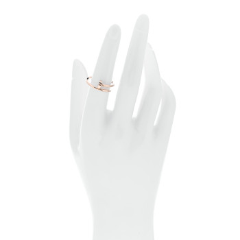 CARTIER 18K Pink Gold Small Juste Un Clou Ring 53 6.25