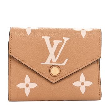 LOUIS VUITTON Empreinte Monogram Giant Victorine Wallet Arizona Creme