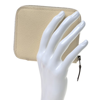 HERMES Epsom Silk'In Compact Wallet Nata