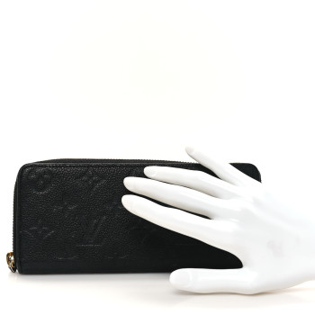 LOUIS VUITTON Empreinte Clemence Wallet Black