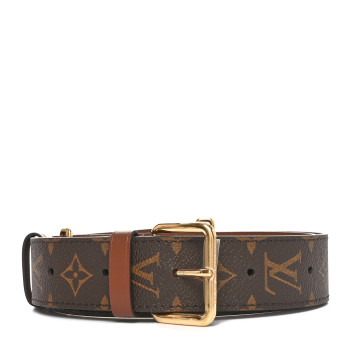 LOUIS VUITTON Monogram Adjustable Papillon Shoulder Strap Brown