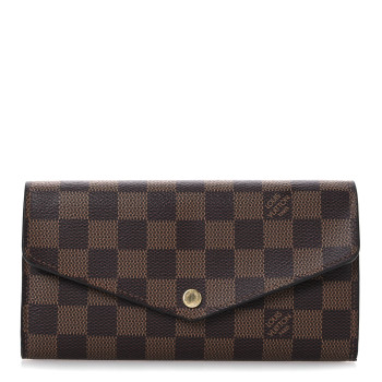 LOUIS VUITTON Damier Ebene Sarah Wallet NM