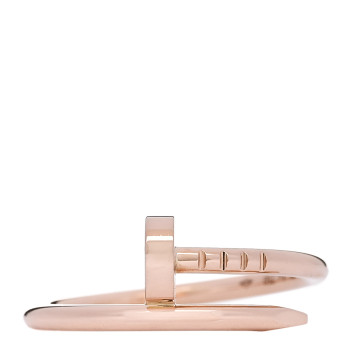 CARTIER 18K Pink Gold Small Juste Un Clou Ring 53 6.25