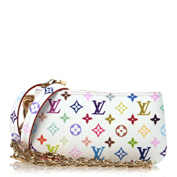 LOUIS VUITTON LV X TM Monogram Multicolor Phone Holder White