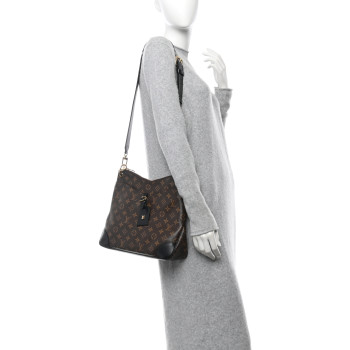 LOUIS VUITTON Monogram Odeon MM Black