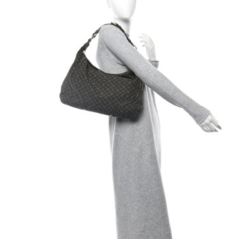 LOUIS VUITTON Mini Lin Manon MM Ebene