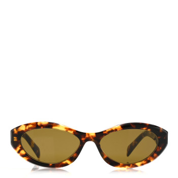 PRADA Acetate Oval Sunglasses SPR 26Z Tortoise