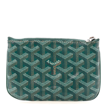 GOYARD Goyardine Nano Senat Key Pouch Green
